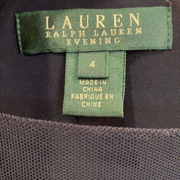 Ralph Lauren Navy formal gown - Picture 4 of 5